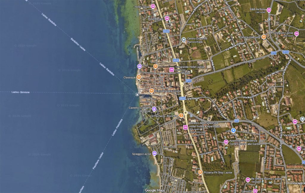 mappa di lazise
